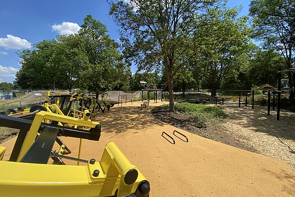 Mehrgenerationenpark kurz nach der Fertigstellung