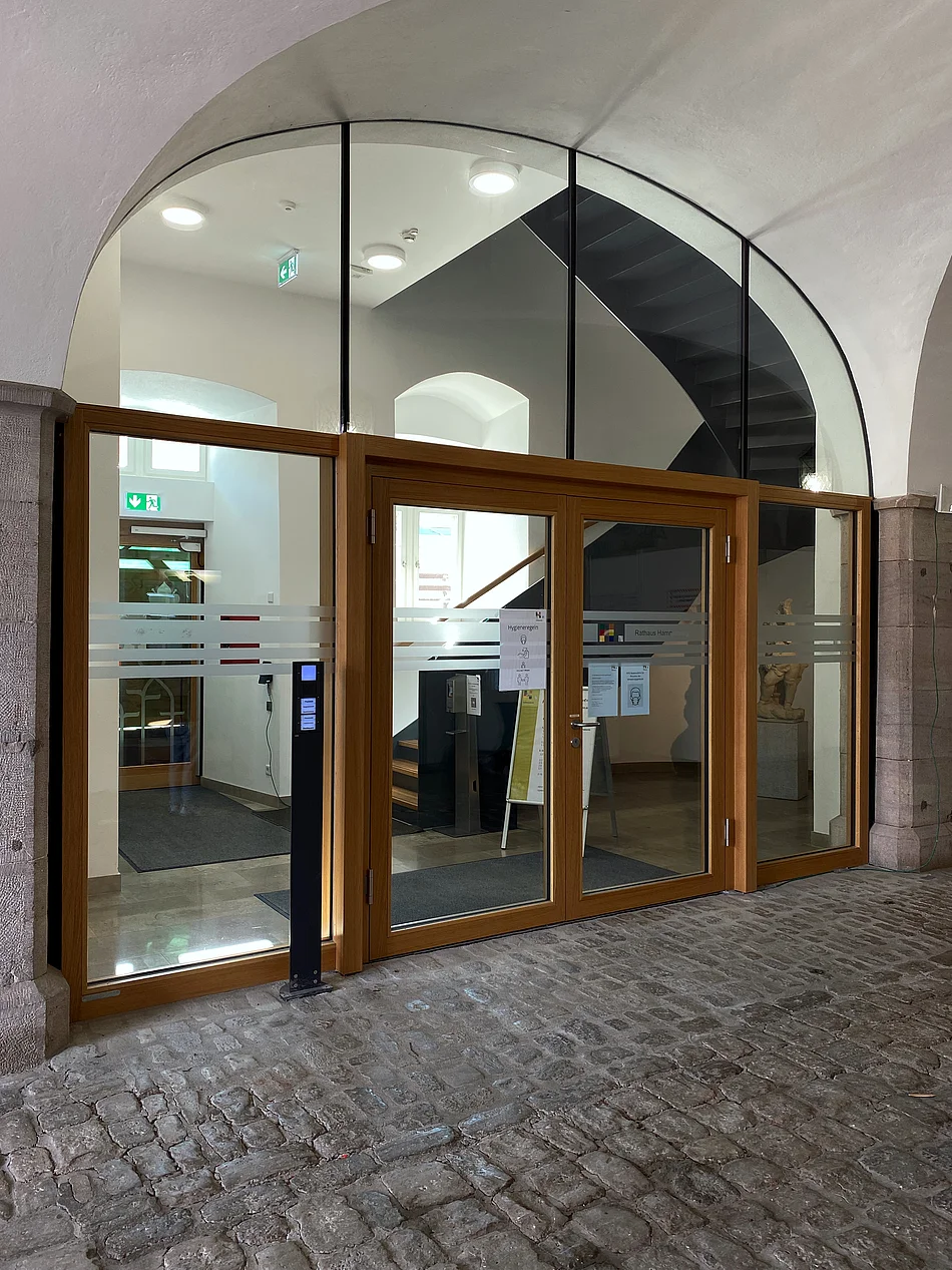 Eingang Rathaus